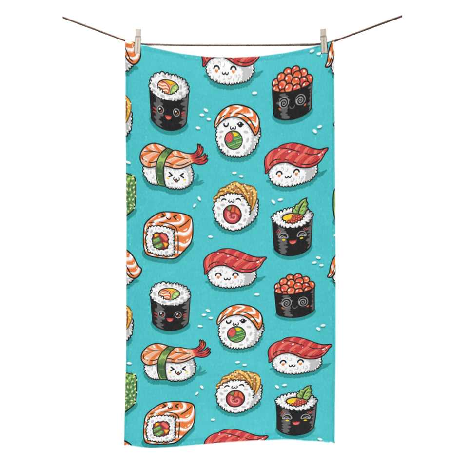 Cute sushi pattern Bath Towel
