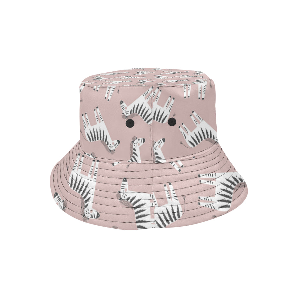 Cute zebra pattern Unisex Bucket Hat