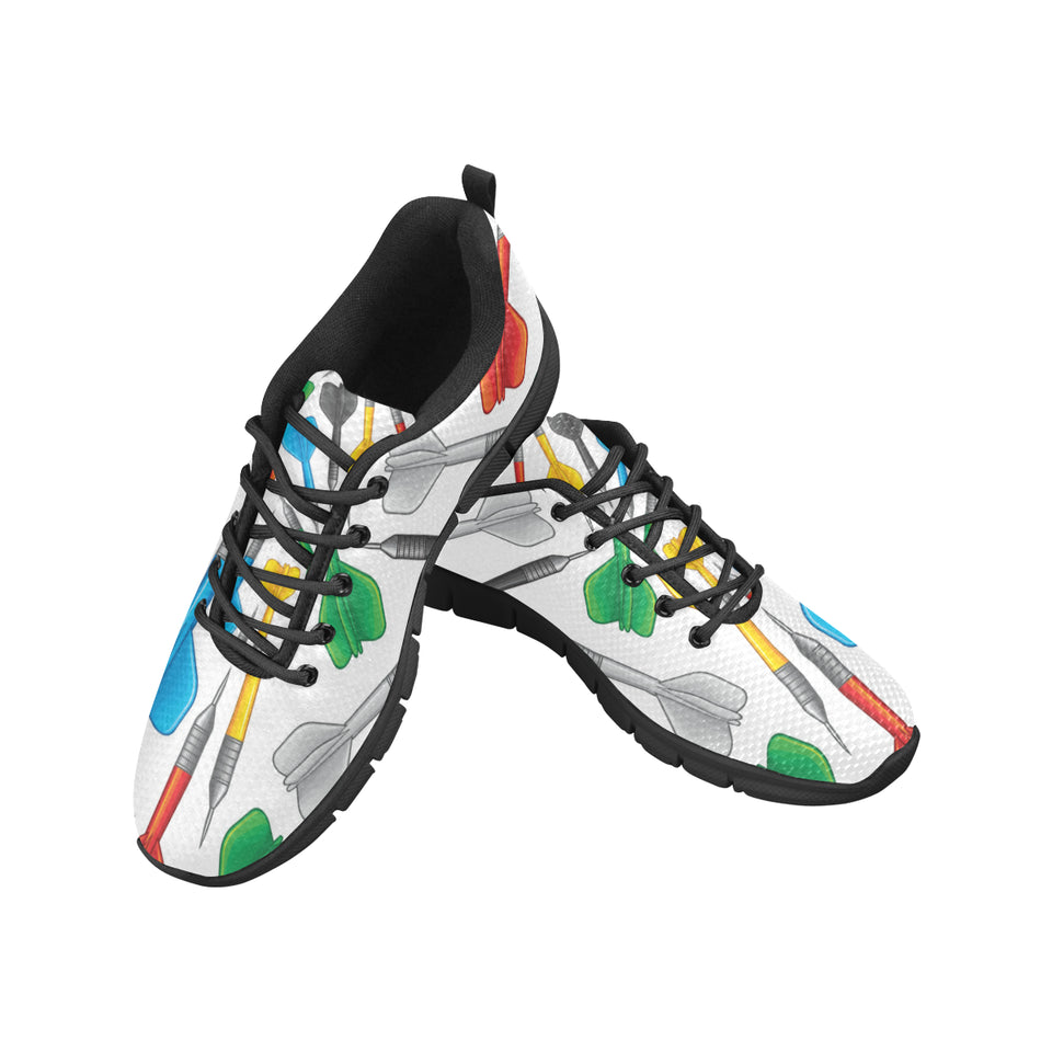 Darts Pattern Print Design 03 Men's Breathable Sneakers ( Model 055)