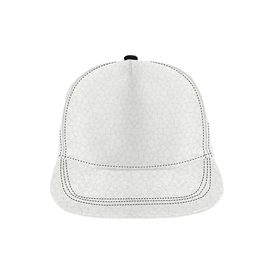 arabic white pattern All Over Print Snapback Cap