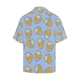 Beer pattern Men's All Over Print Hawaiian Shirt