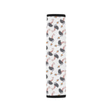 Ostrich Pattern Print Design 02 Car Seat Belt Cover