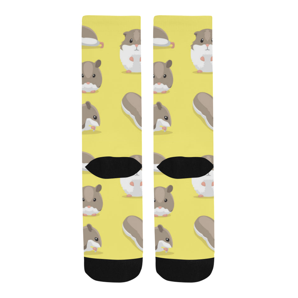 Cute Hamster pattern Crew Socks