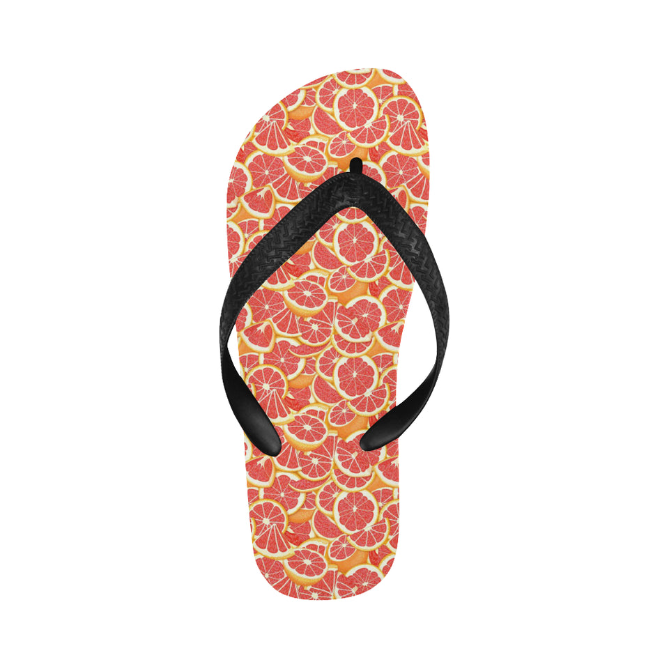 Tropical grapefruit pattern Unisex Flip Flops