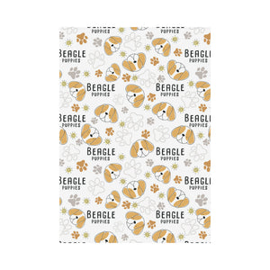 Cute beagle dog pattern background House Flag Garden Flag