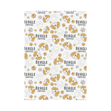 Cute beagle dog pattern background House Flag Garden Flag