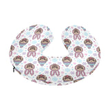 Cute pug hat rabbit costume pattern U-Shaped Travel Neck Pillow