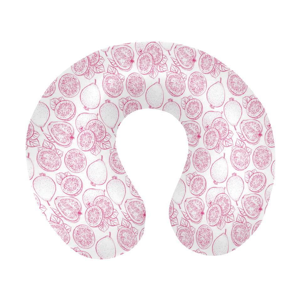 Sketch guava pattern U-Shaped Travel Neck Pillow