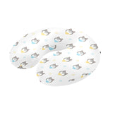 Cute Siberian Husky pattern U-Shaped Travel Neck Pillow