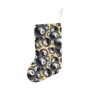 Billiard Ball Pattern Print Design 04 Christmas Stocking