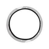 Heart pattern gray background Car Steering Wheel Cover