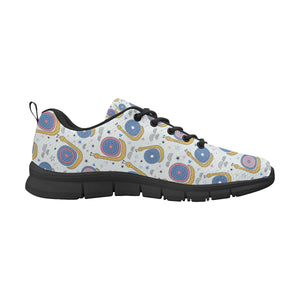 Snail Pattern Print Design 05 Men's Breathable Sneakers ( Model 055)
