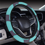 Stingray Pattern Print Design 02 Car Steering Wheel Cover