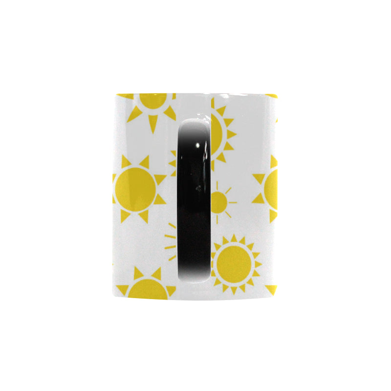 Sun pattern Morphing Mug Heat Changing Mug