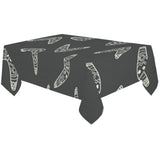 Hand drawn boomerang Australian aboriginal ornamen Tablecloth