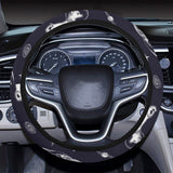 Chihuahua space helmet. astronaut pattern Car Steering Wheel Cover