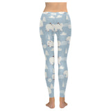 Cute polar bears Christmas decoration pattern Women's Legging Fulfilled In US