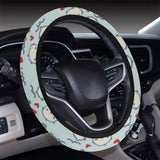 Lovely Sea Otter Pattern Car Steering Wheel Cover