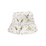 Beautiful Japanese cranes pattern Unisex Bucket Hat