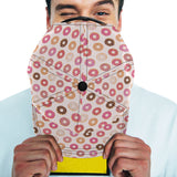 Colorful donut pattern All Over Print Snapback Cap