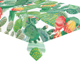 Cactus design pattern copy Tablecloth