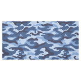 Blue camouflage pattern Tablecloth