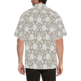 Scallop shell pattern Men's All Over Print Hawaiian Shirt
