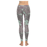 Spider web cobweb design color pattern Women's Legging Fulfilled In US