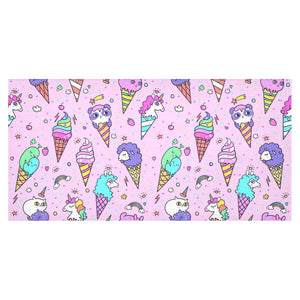 Cute ice cream cone animal pattern Tablecloth