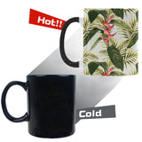 heliconia pattern Morphing Mug Heat Changing Mug