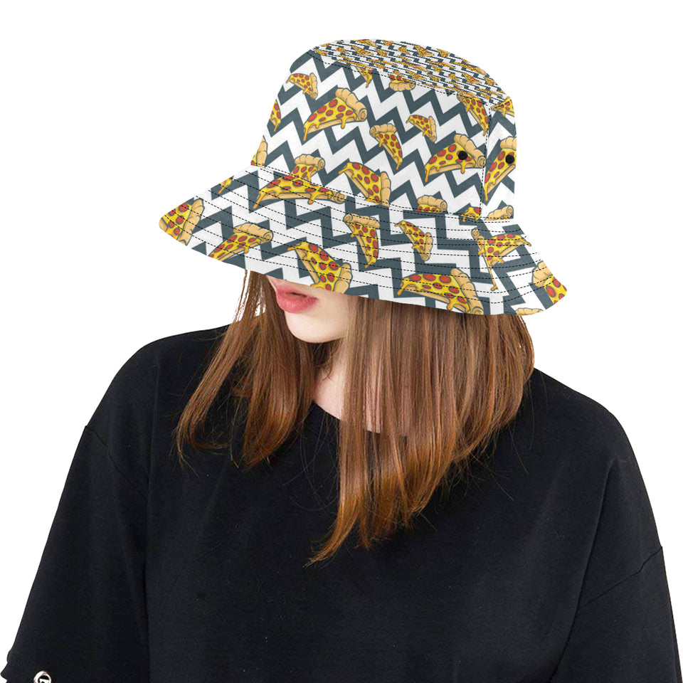 Pizza design pattern Unisex Bucket Hat