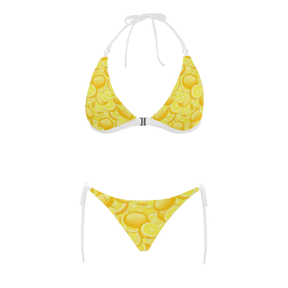 lemon pattern Sexy Bikinis Two-Piece Swimsuits