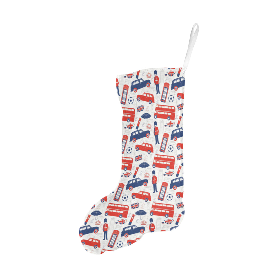 British Pattern Print Design 03 Christmas Stocking