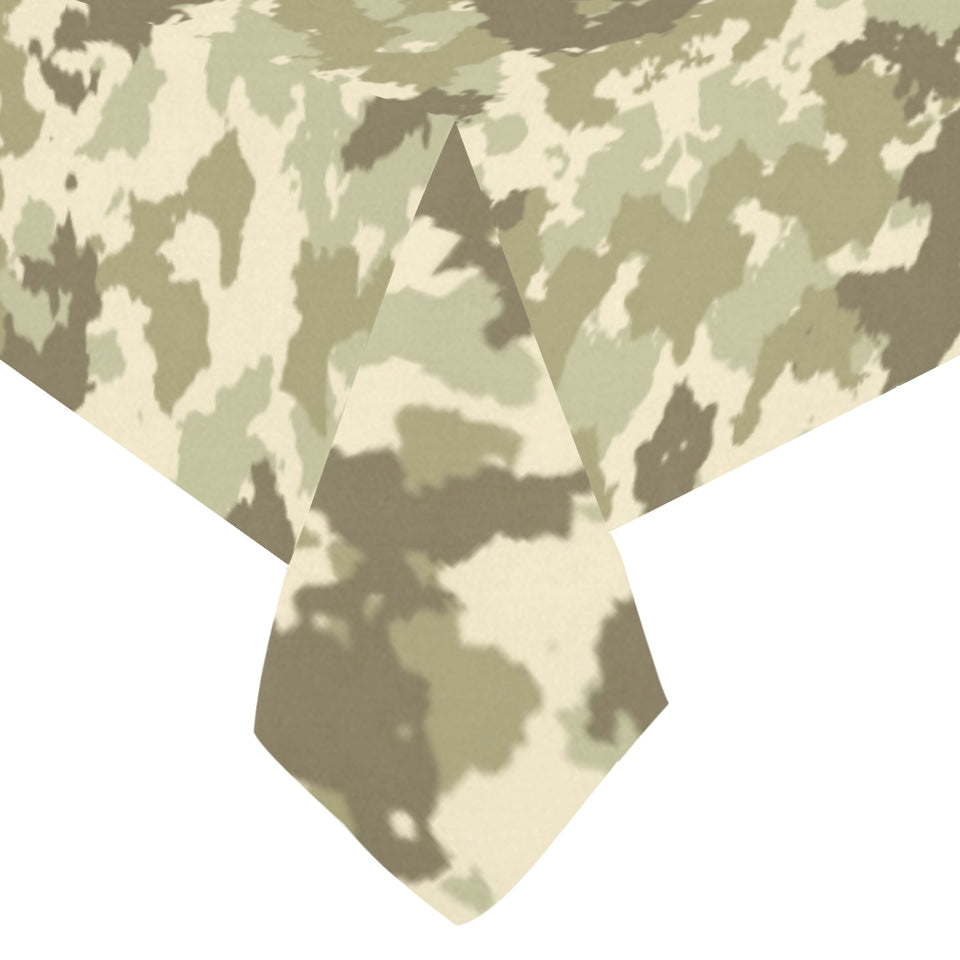 Light Green camouflage pattern Tablecloth