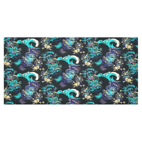 Dragon sea wave pattern Tablecloth