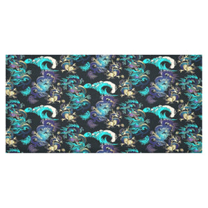 Dragon sea wave pattern Tablecloth