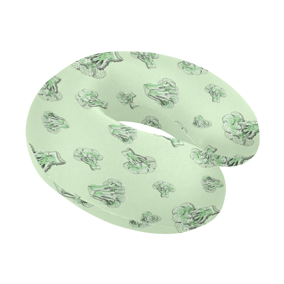 broccoli sketch pattern U-Shaped Travel Neck Pillow