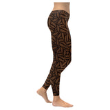 coffee bean pattern Women's Legging Fulfilled In US