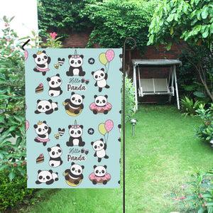 Cute baby panda pattern House Flag Garden Flag