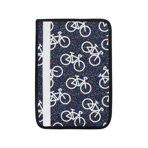 Bicycle Pattern Print Design 03 Car Seat Belt Cover