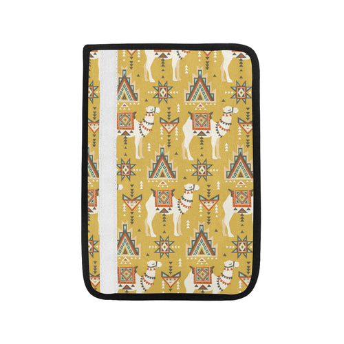 Camels ethnic motif pattern Car Seat Belt Cover