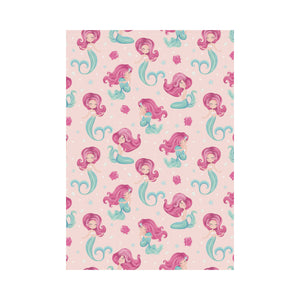 Cute little mermaid pattern House Flag Garden Flag