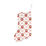 Daruma japanese wooden doll design pattern Christmas Stocking
