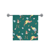 Kangaroo leaves pattern Bath Towel