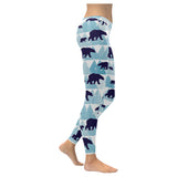 polar bear winter snow pattern Women's Legging Fulfilled In US