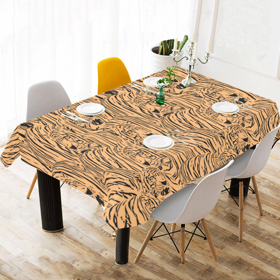 Bengal tigers pattern Tablecloth