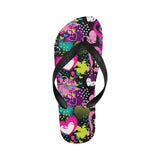 heart dot wave star creative design pattern Unisex Flip Flops