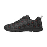 Casino Cards Suits Pattern Print Design 05 Men's Breathable Sneakers ( Model 055)