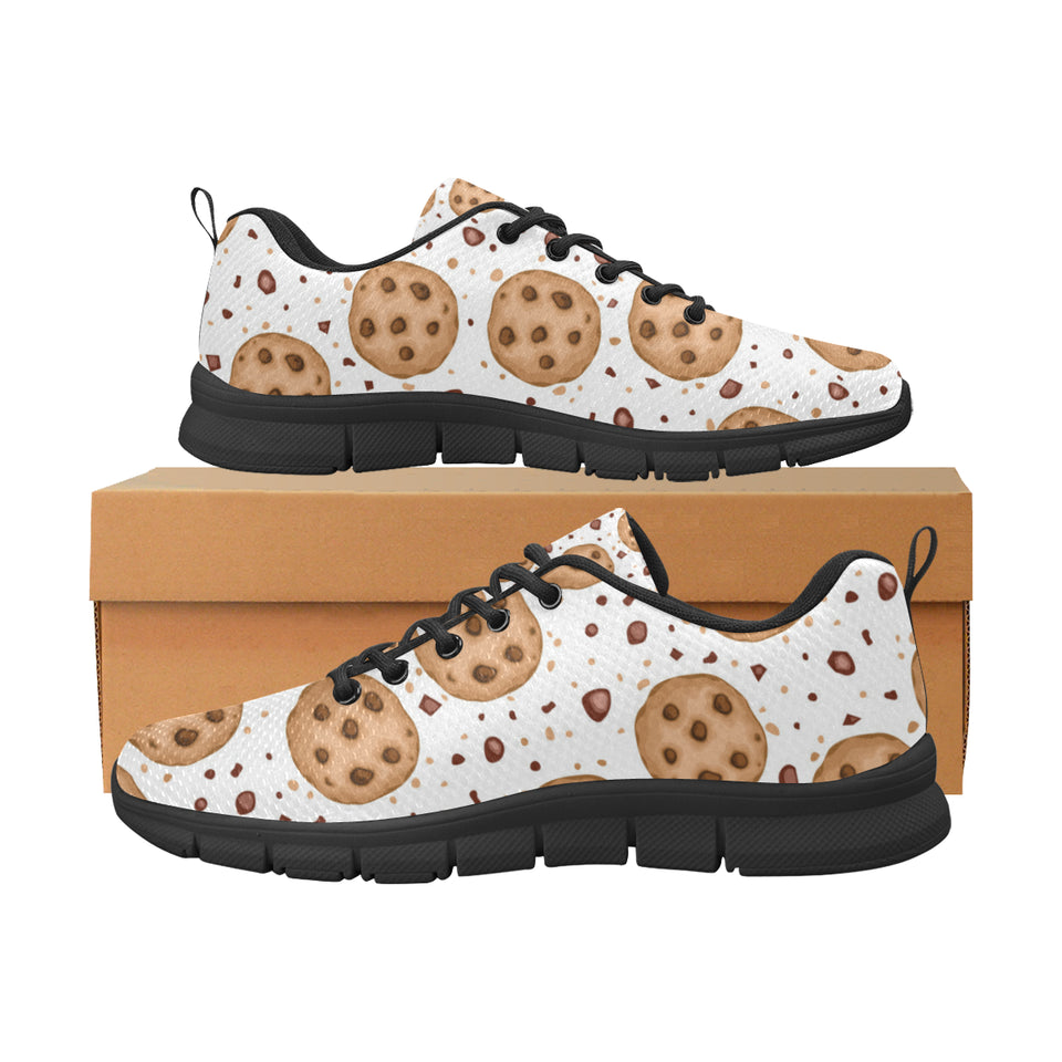 chocolate chip cookie pattern Men's Sneaker Shoes