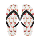 Daruma japanese wooden doll Unisex Flip Flops